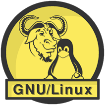 An image of Tux the penguin with GNU.